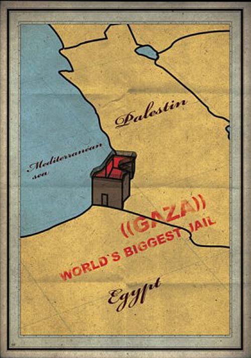 Gaza - World's Biggest Jail (by Mehrab Asadkhani - 2009)