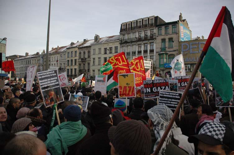 Gaza Protest - Belgium (by Carlos Latuff - 2009)