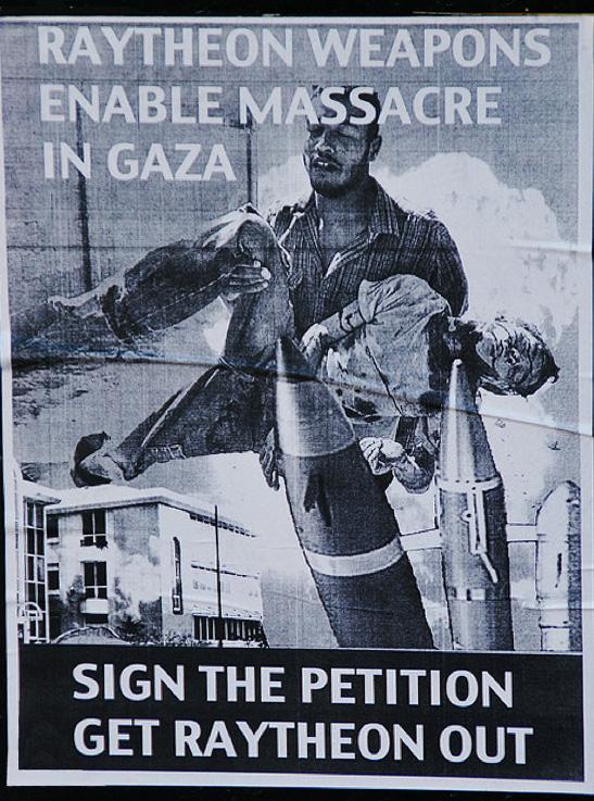 Raytheon Weapons Enable Massacre In Gaza (by Research in Progress  - 2009)